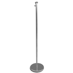 Asztali zászlótartó, krómozott, telitalpú 100db