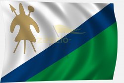 Lesotho zászló