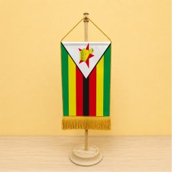 Zimbabwe asztali zászló