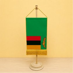 Zambia asztali zászló