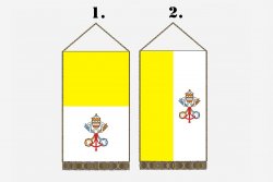 Vatikán asztali zászló