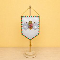 Angyalos farkasfogas autós zászló