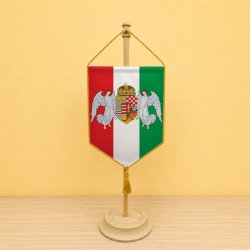 Angyalos trikolor autós zászló