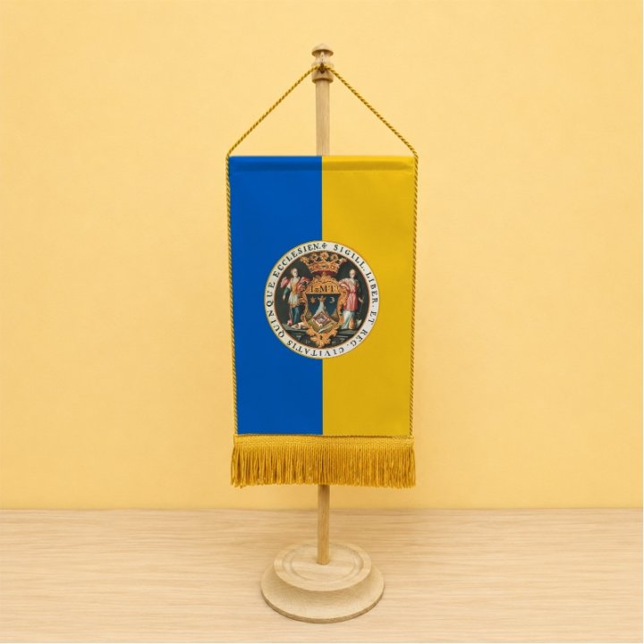 Pécs asztali zászló