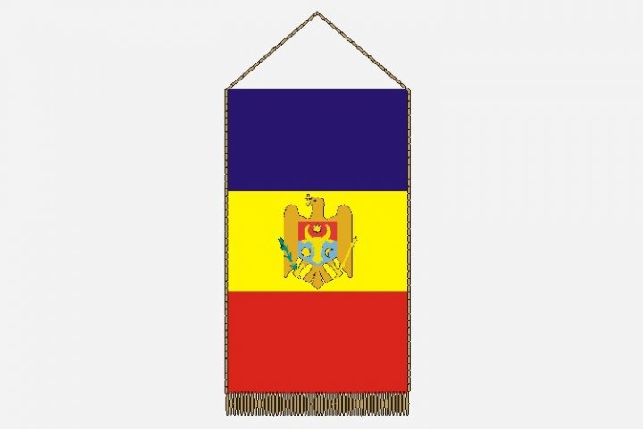 Moldova (moldáv) asztali zászló