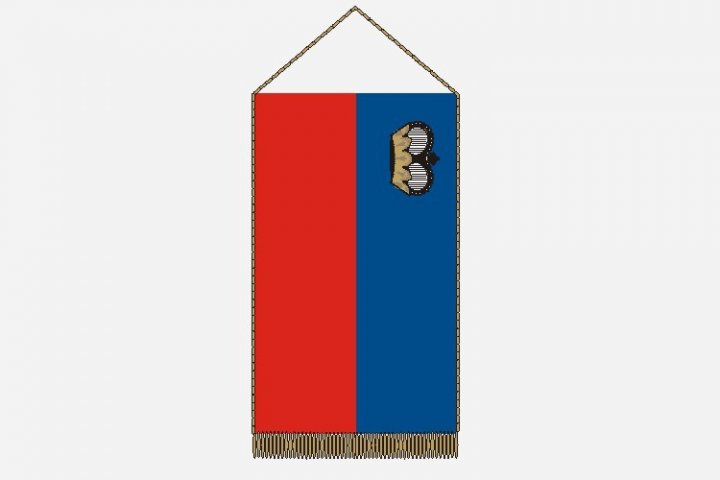 Liechtenstein asztali zászló