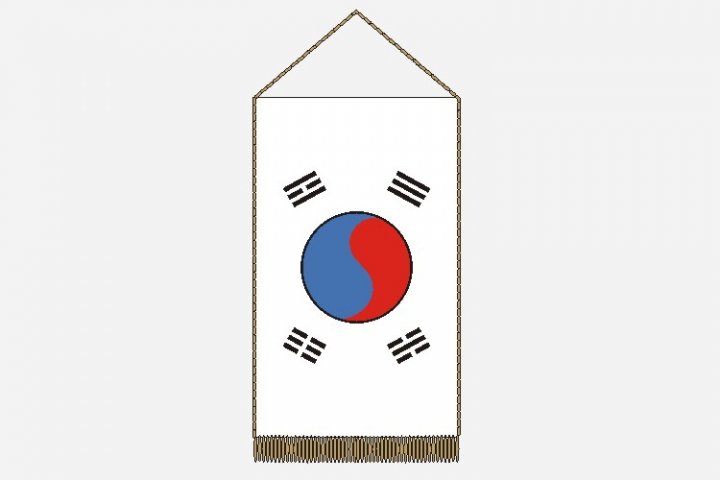 Dél-Korea asztali zászló