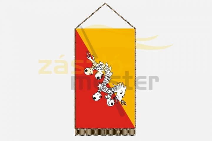 Bhután asztali zászló
