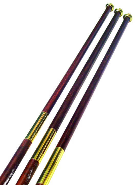 2 részes zászlórúd, gömb alakú réz csúcsdísszel 220 cm