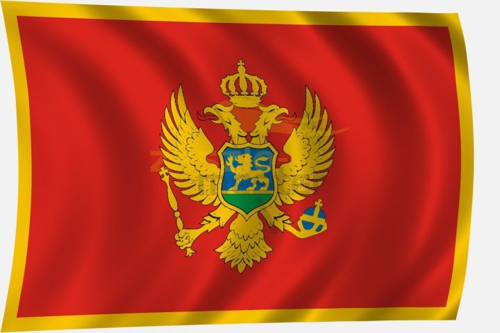 Montenegró zászló