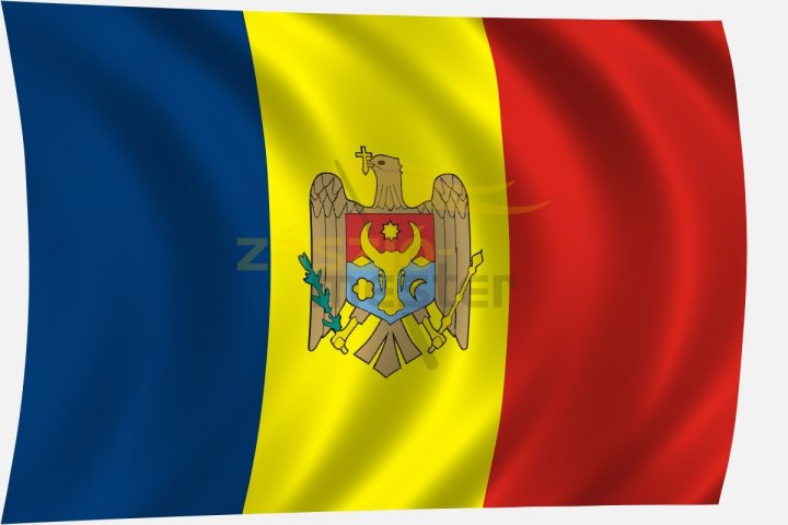 Moldova (moldáv) zászló