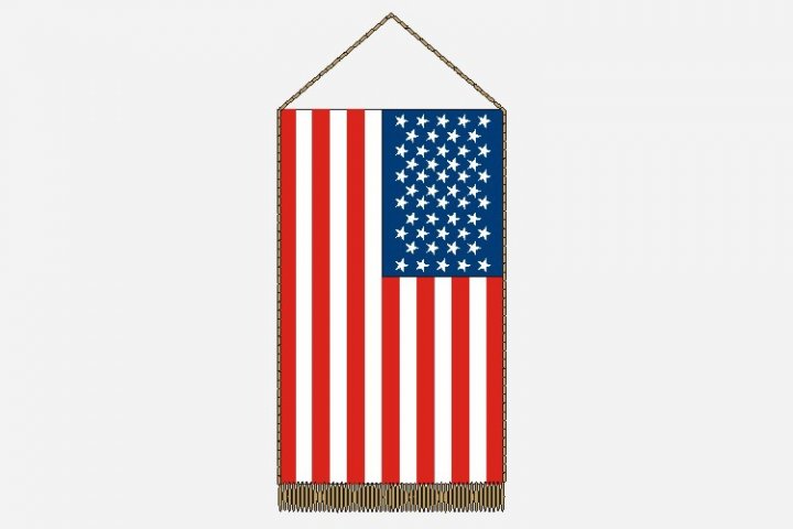 USA asztali zászló