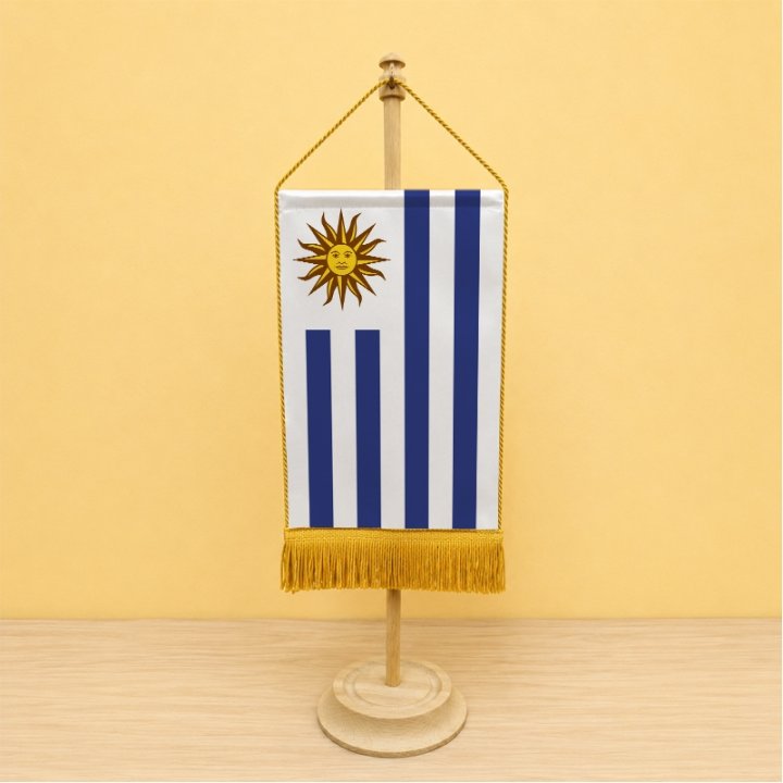 Uruguay asztali zászló