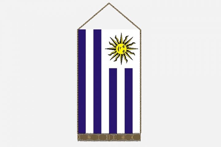 Uruguay asztali zászló