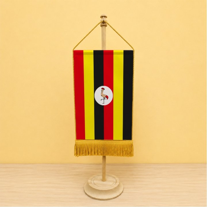 Uganda asztali zászló