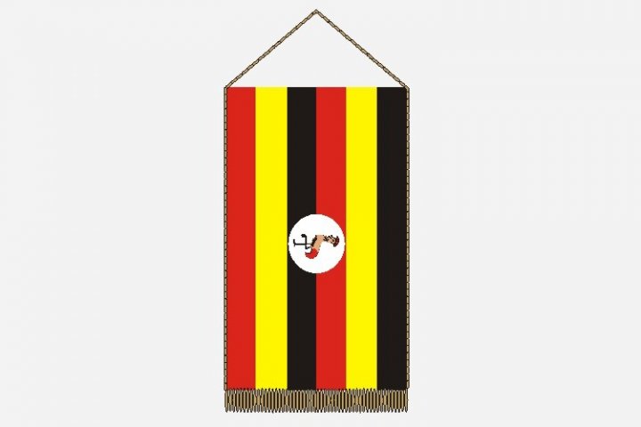 Uganda asztali zászló