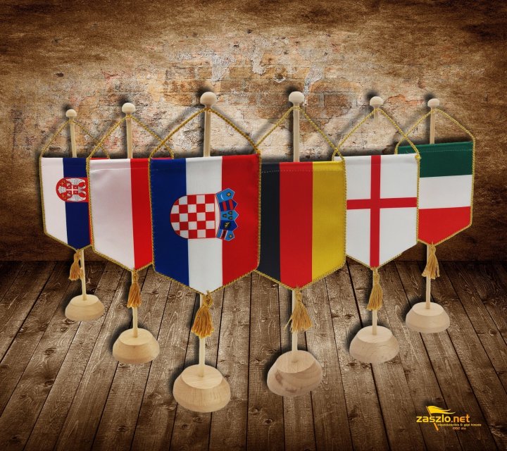 Németország-címeres autós zászló