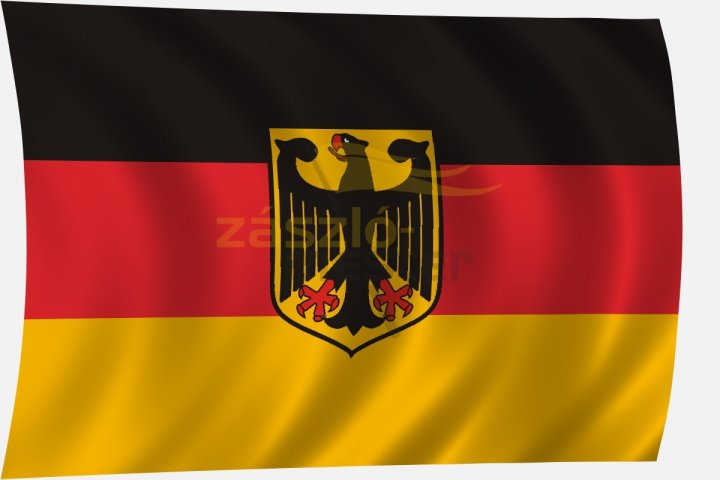 Németország (címeres) zászló