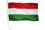 Magyar hajózászló szőtt anyagból