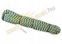 sodrott zsinór zöld-fehér 2,8mm