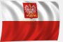 Lengyelország (címeres) zászló